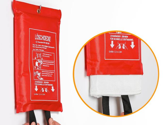 Fiberglass Fire Blanket fiberglass fire blanket quick use